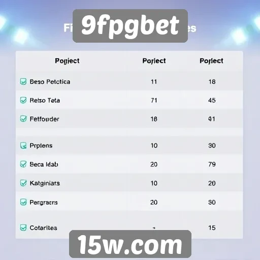 Comparação entre 9fpgbet e concorrentes no mercado